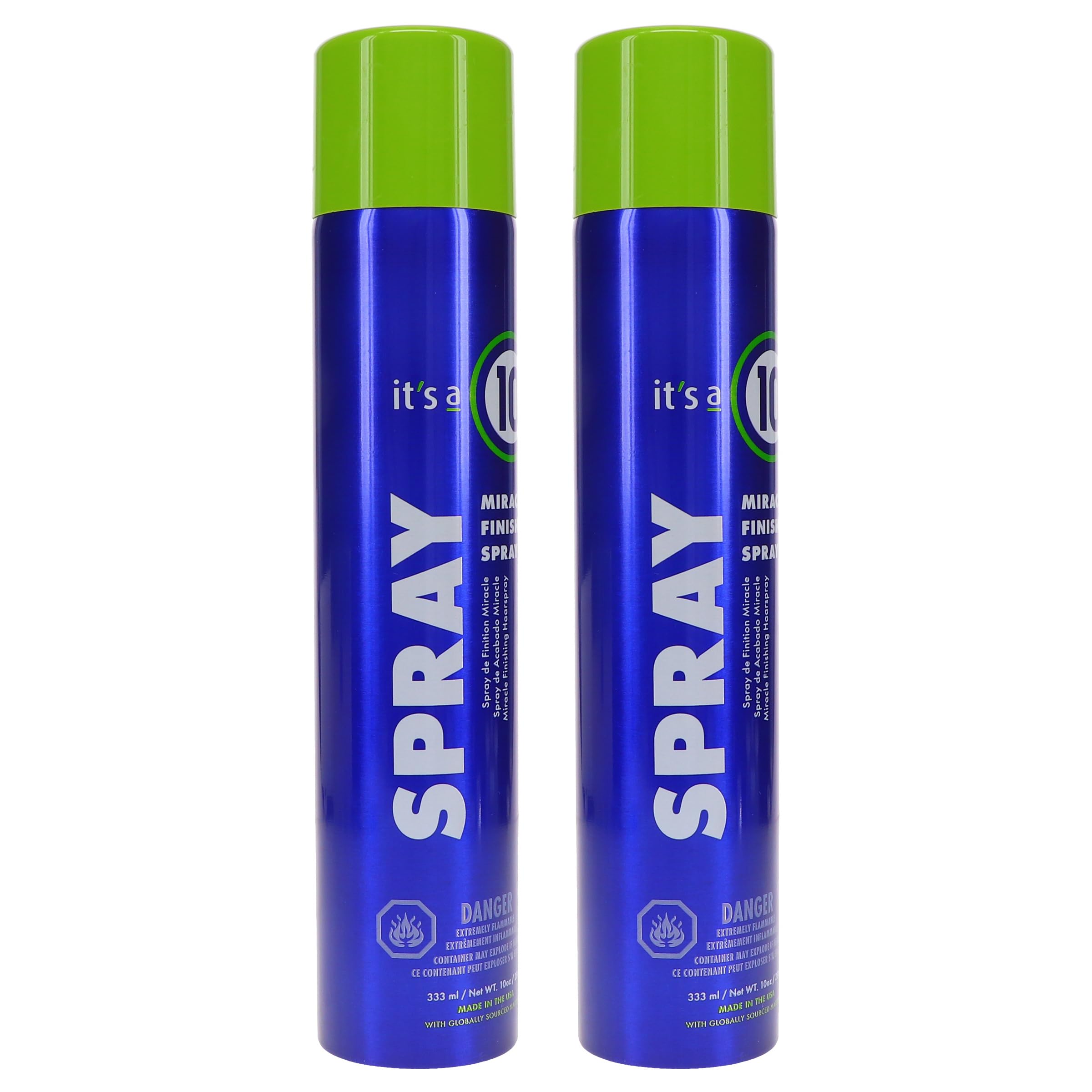 Its a 10 miracle-finishing-spray during hair styling helps lock the look.