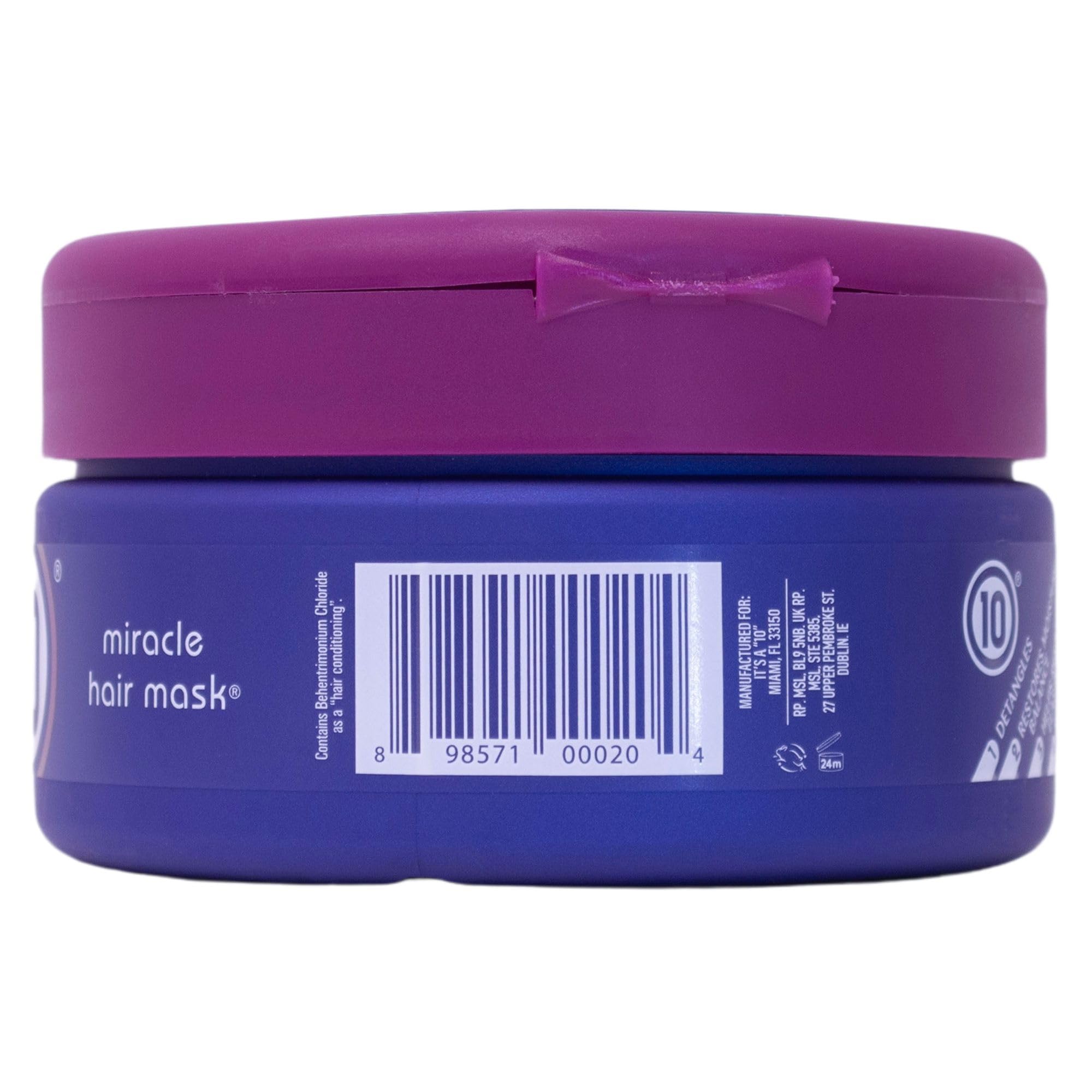 It's A 10 Miracle Hair Mask on color-treated strands showing enhanced vibrancy.