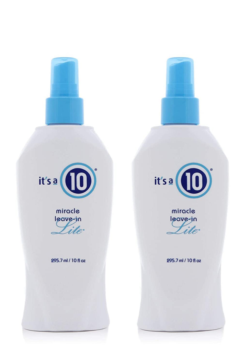It's a 10 Miracle Leave-In Lite bottle showing lightweight conditioning for color-treated hair