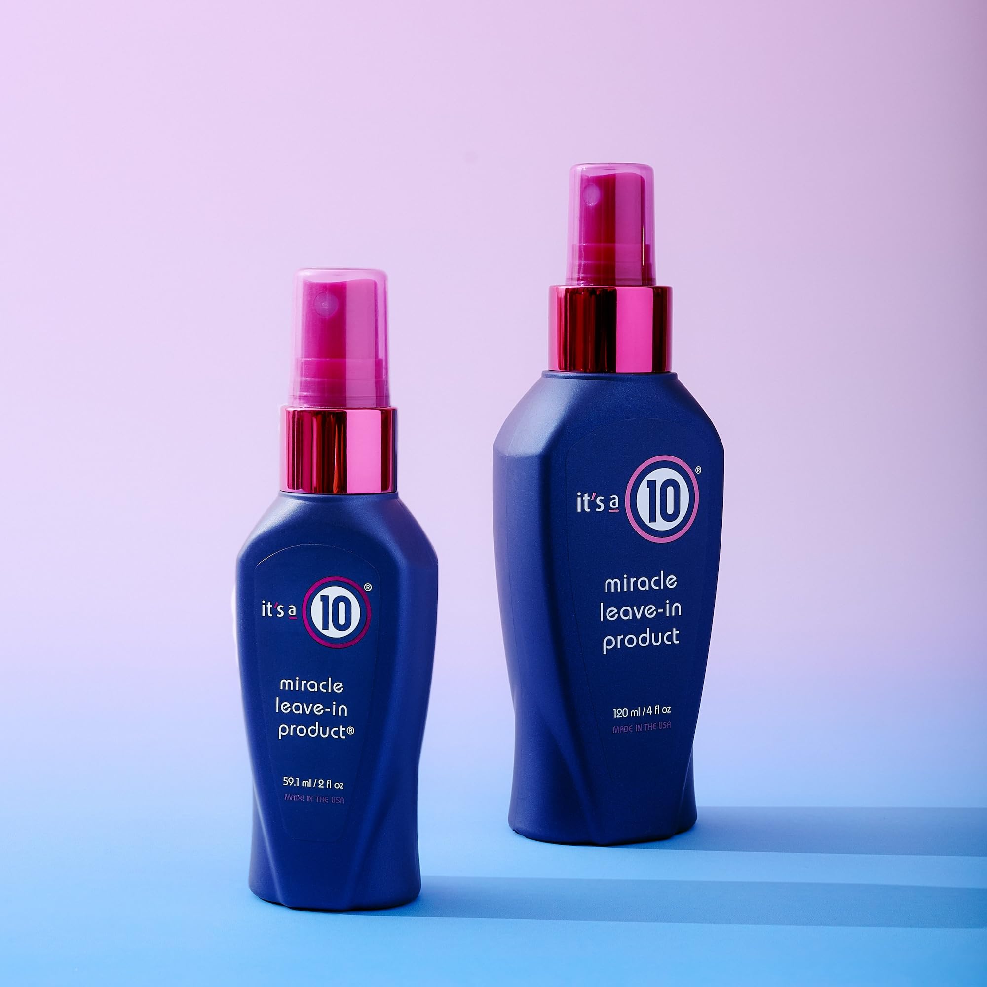 It's a 10 Miracle Leave-In close-up highlights silk texture and color preservation
