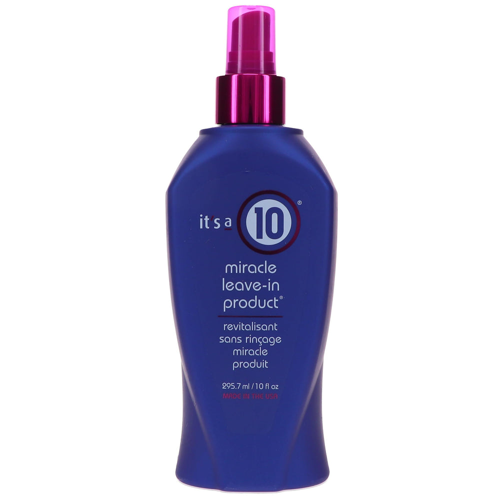 It's a 10 Miracle Leave-In adds shine as part of daily hair care