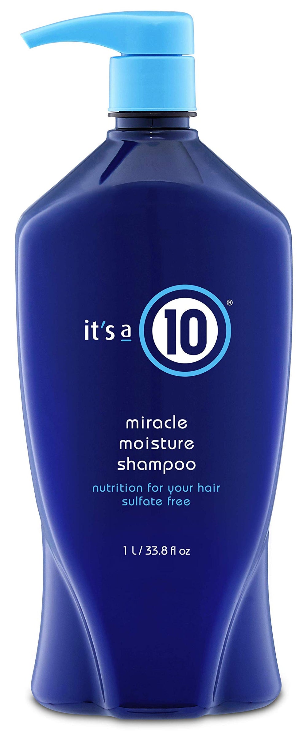 It's A 10 Miracle Moisture Shampoo and Daily Conditioner duo front view for color-safe hydration and softness