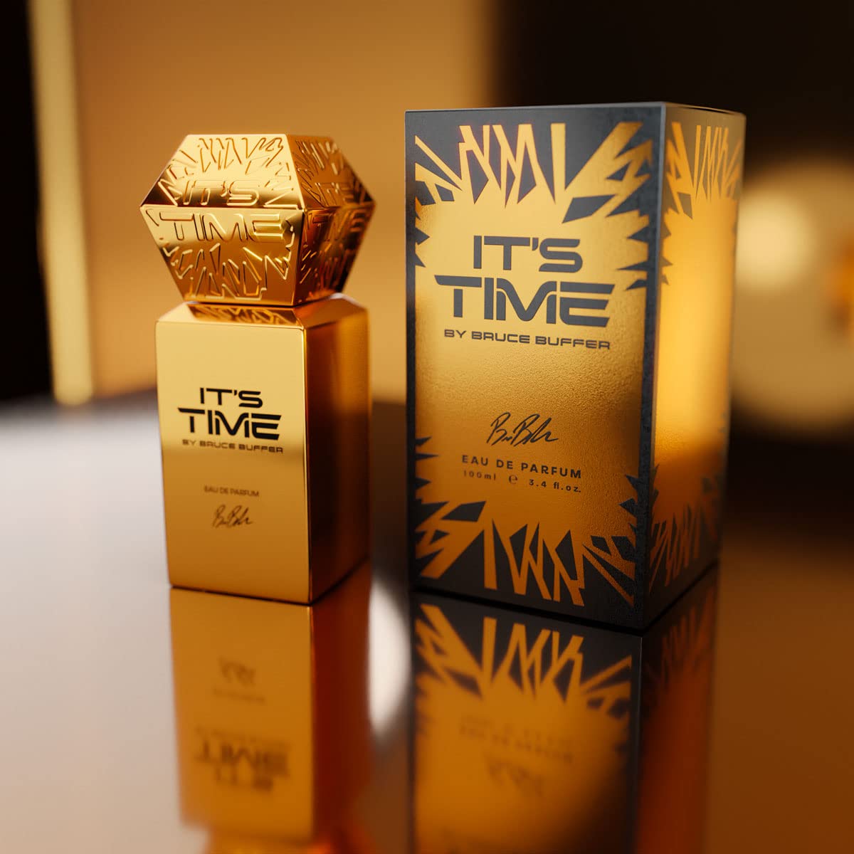 Its Time By Bruce Buffer packaging box shows gift-ready presentation