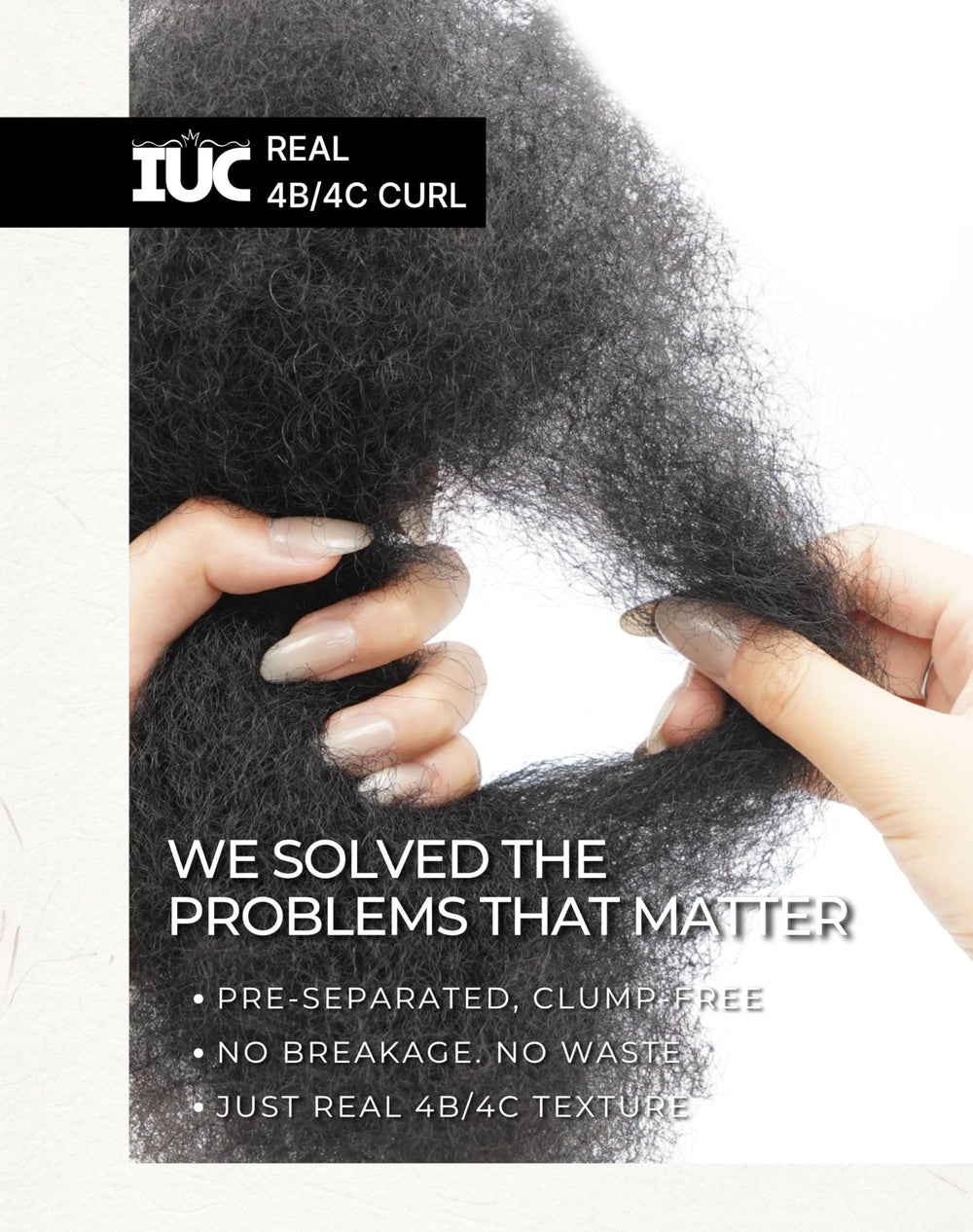 IUC Afro Kinkys braiding bundle starter for easy twists and locs.