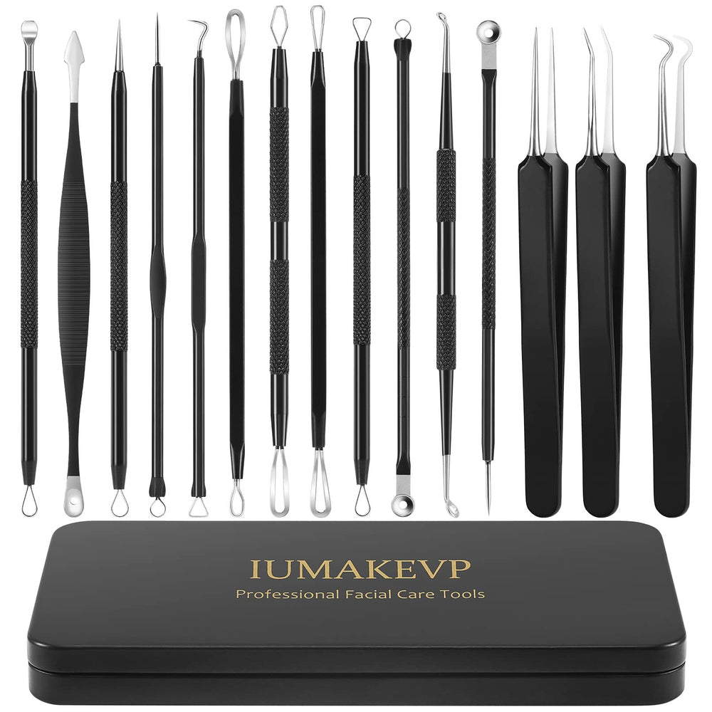 IUMAKEVP aesthetic set of blackhead remover tools for easy daily care