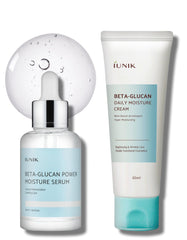 IUNIK Beta-Glucan Daily Moisture Cream packshot highlights deep hydration for daily use