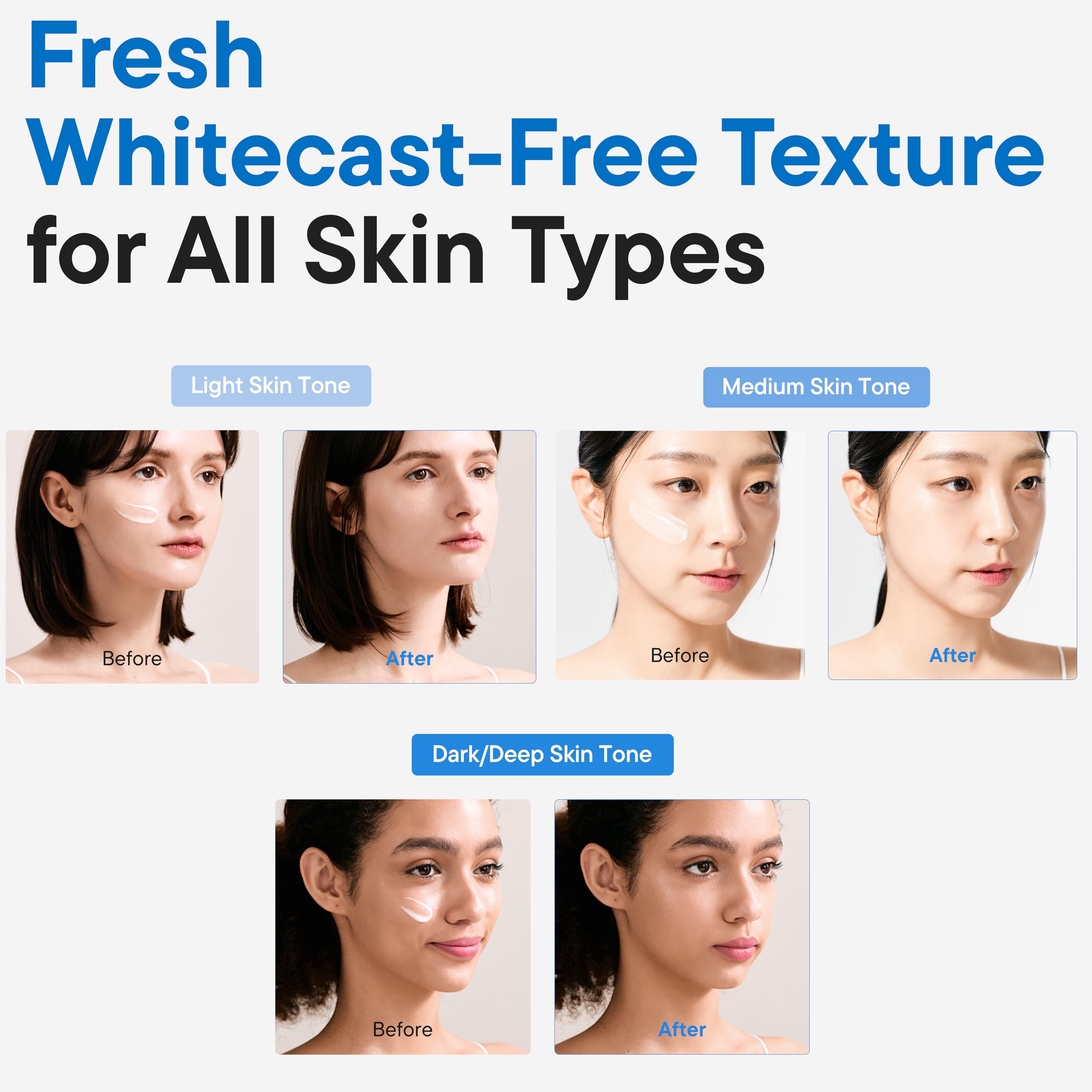 IUNIK Beta-Glucan Water Barrier matte-finish demonstrates invisible protection under makeup.