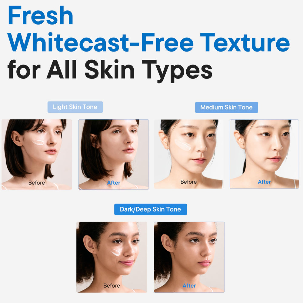 IUNIK Beta-Glucan Water Barrier matte-finish demonstrates invisible protection under makeup.