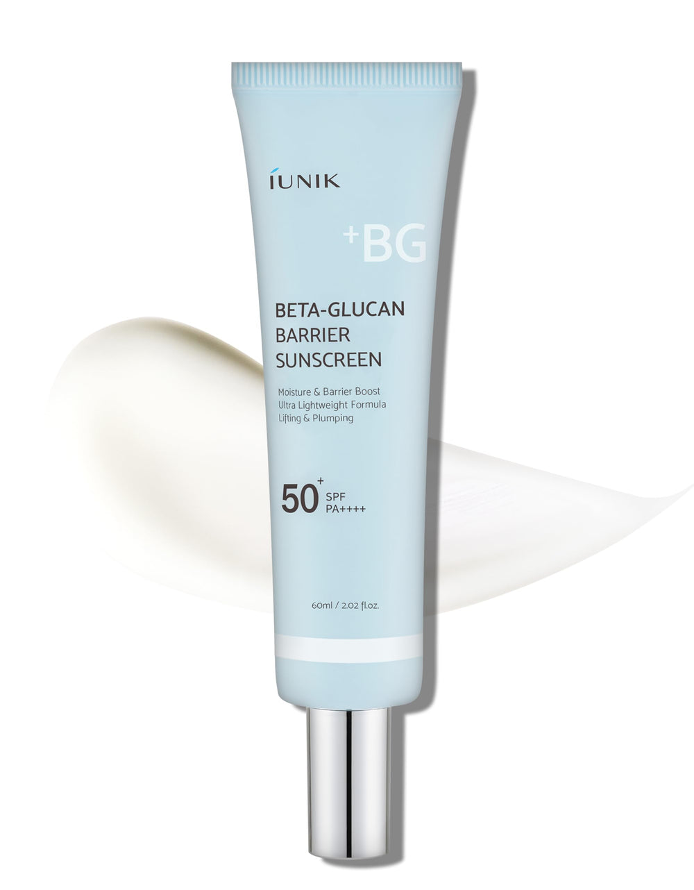 IUNIK Beta-Glucan Water Barrier sunscreen bottle ideal for everyday outdoor protection.
