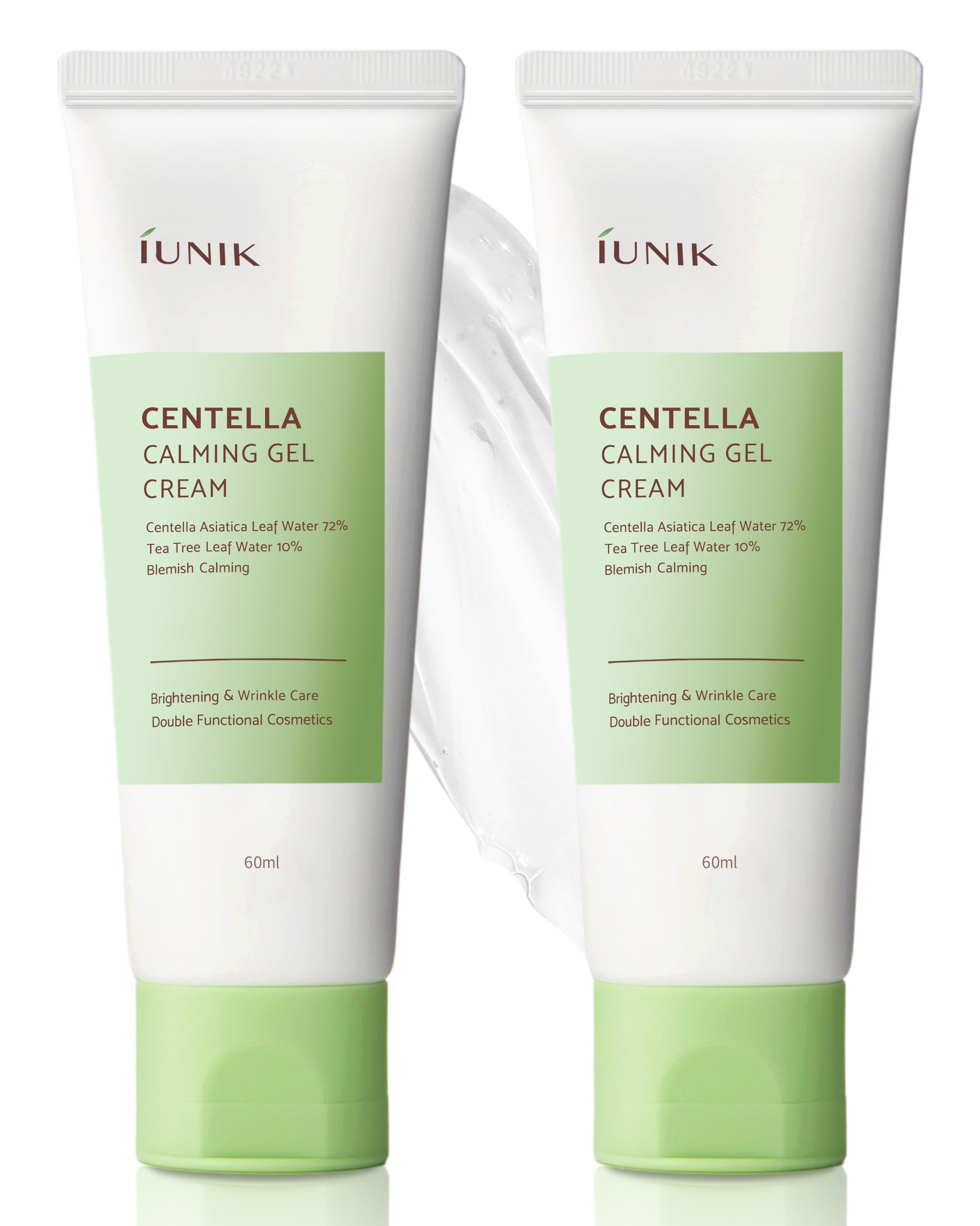 IUNIK Centella 70% bottle close-up showing soothing formulation for calm skin