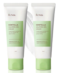 IUNIK Centella 70% bottle close-up showing soothing formulation for calm skin