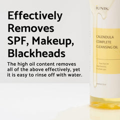 IUNIK micellar cleanse closeup emphasizes plant-based cleansing power.