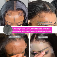 IUPin pre-plucked baby-hair wig for realistic hairline and styling ease