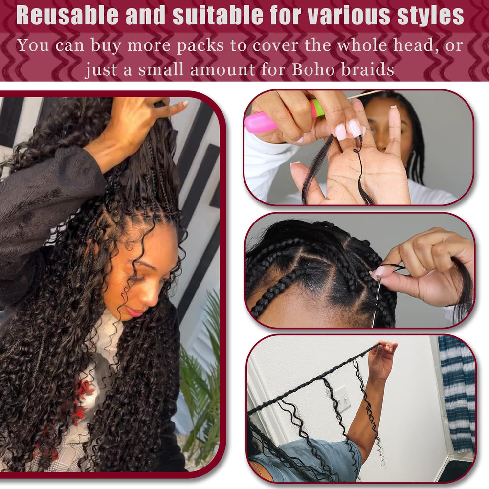 IVCoco virgin hair care guide image highlighting versatile curling and straightening.