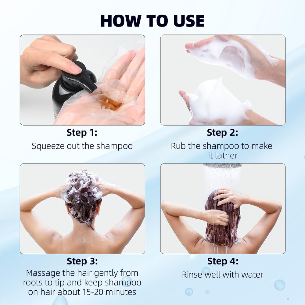 Ivnil dark brown hair dye shampoo packaging with safety and color details