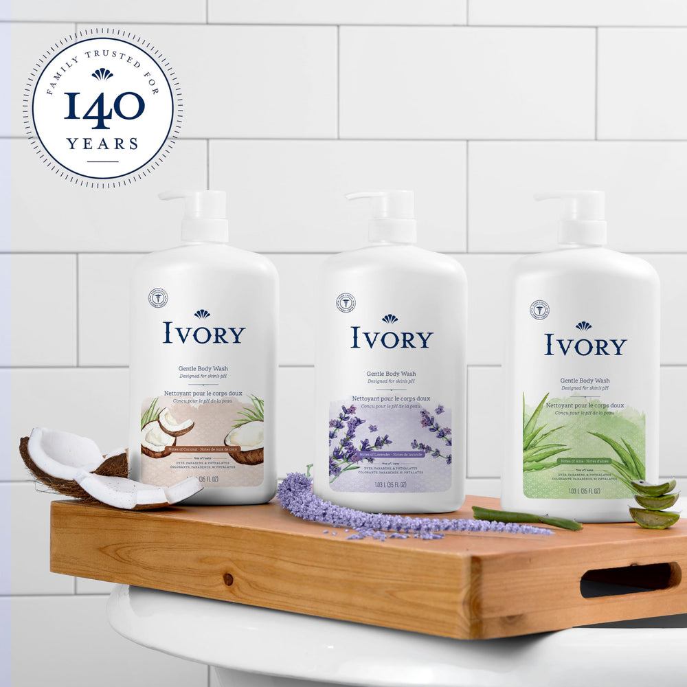Ivory Body Wash 35-ounce bottle highlights long-lasting value and family-friendly size