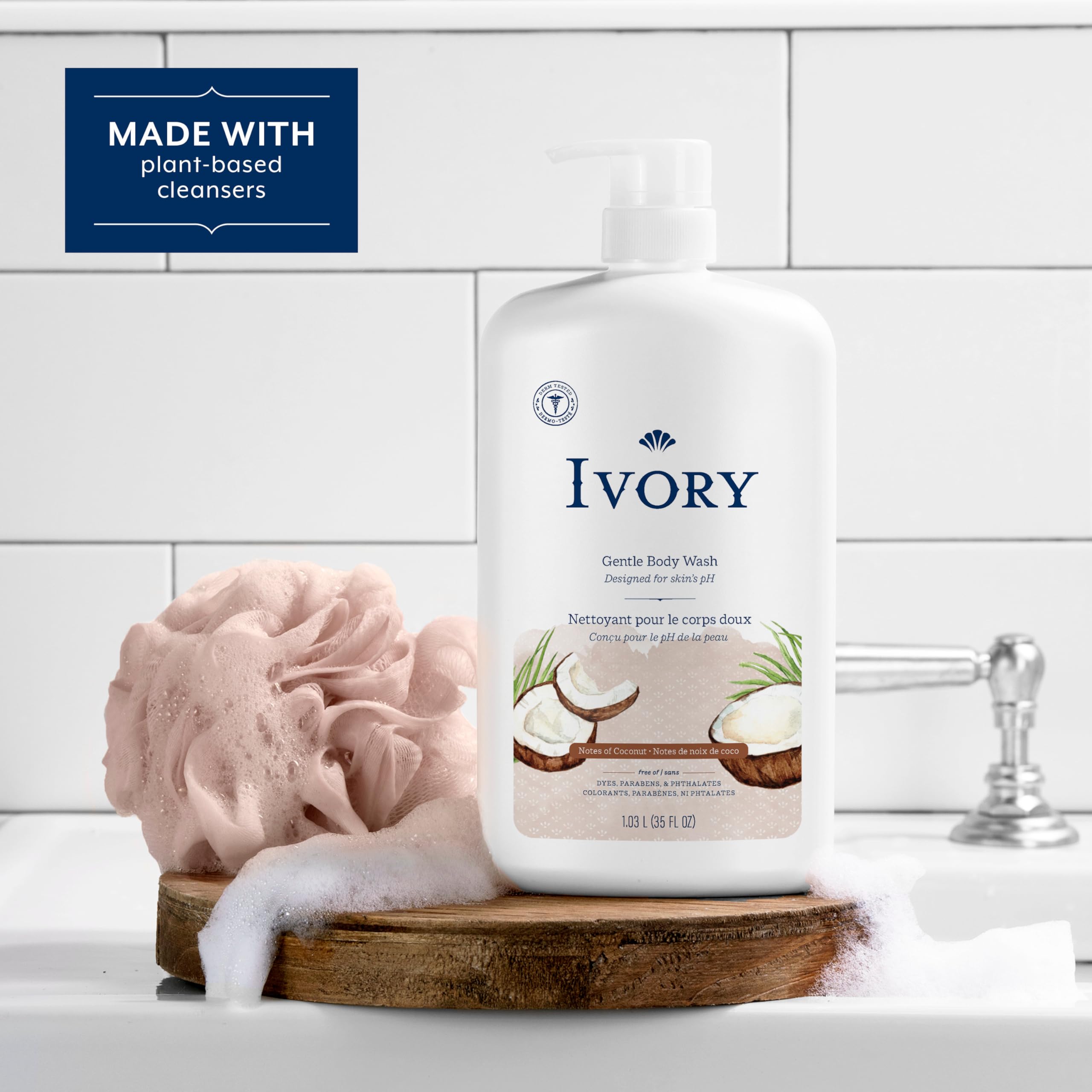 Ivory Body Wash dermatologist-tested pack signals trusted skincare routine