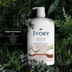 Ivory Body Wash family-use angle shows gentle daily cleanse for all ages