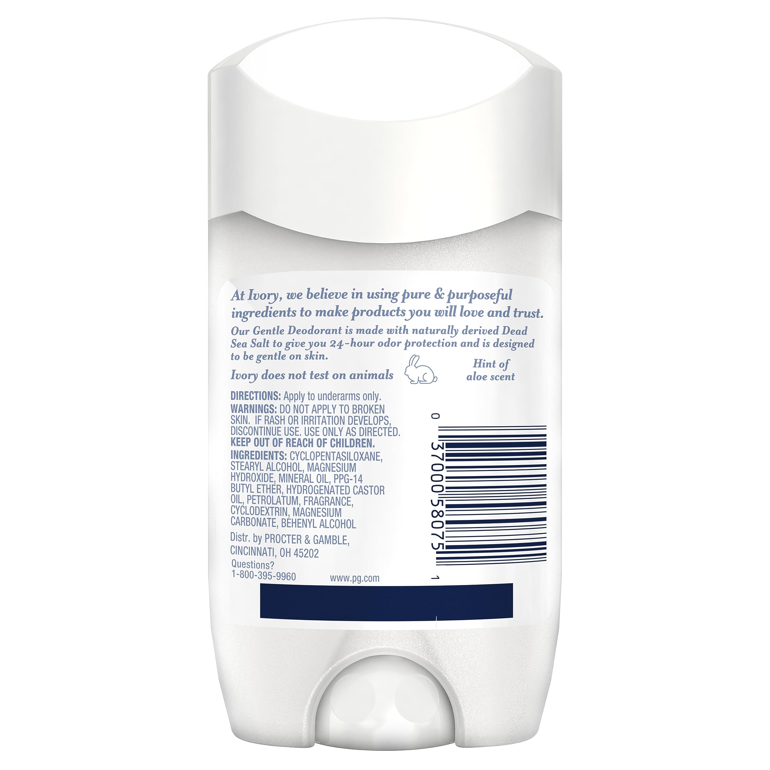 Ivory skin-friendly application demonstrates smooth glide and comfortable wear.