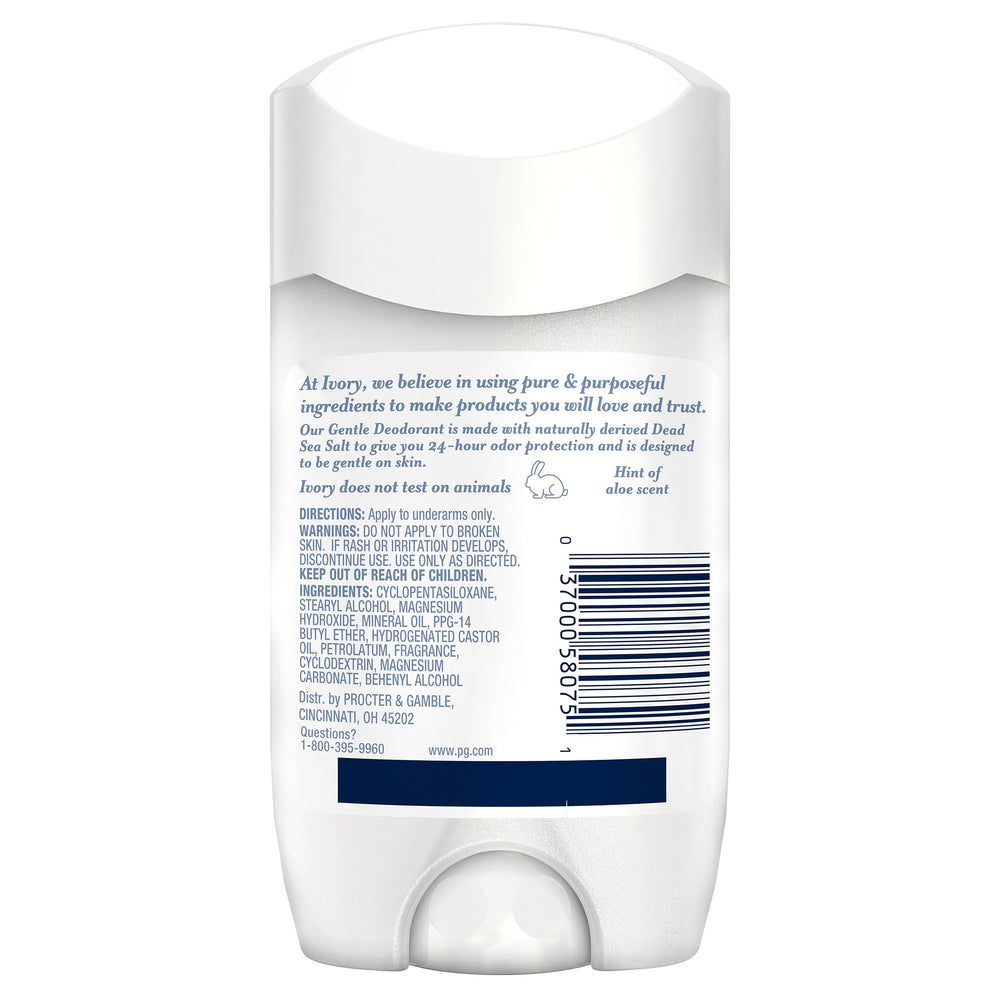 Ivory skin-friendly application demonstrates smooth glide and comfortable wear.
