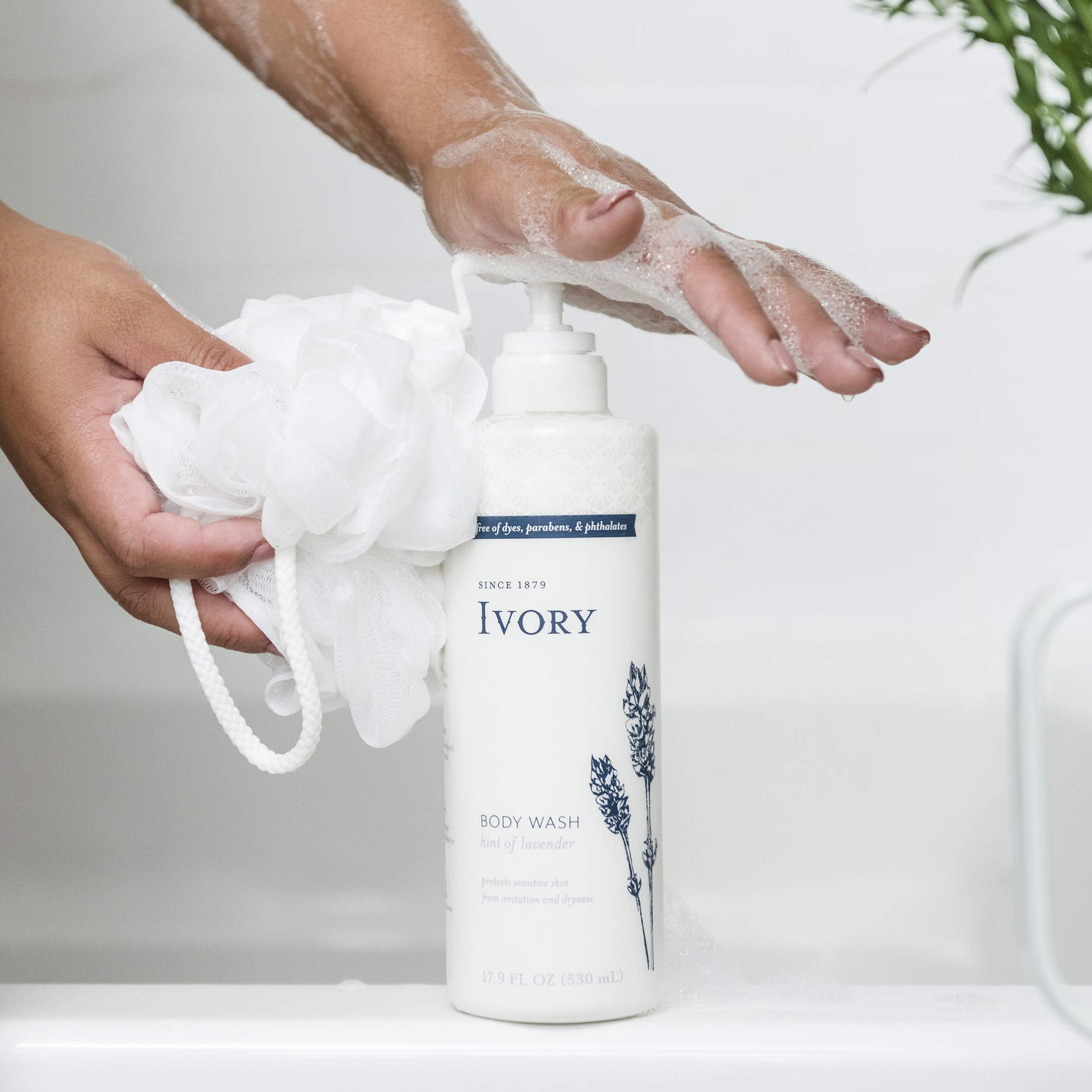 Ivory free-from-dyes-parabens-phthalates icon highlighting clean formula
