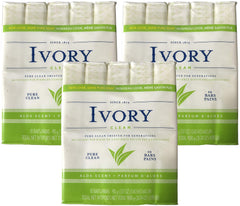 Ivory Soap Pure Clean bar pack of 30 offering gentle daily cleansing