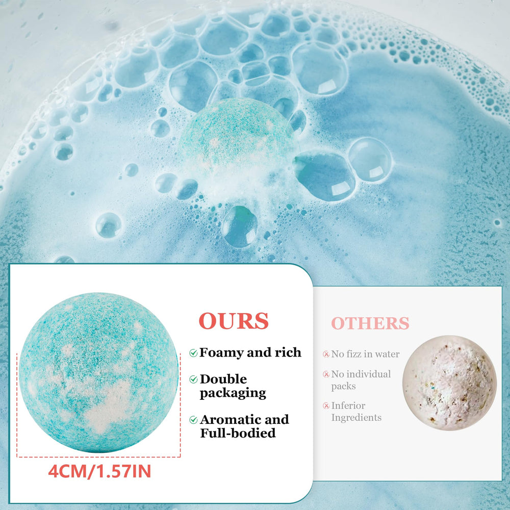 IvyWorkshop bath bombs color bubbles floating on water create a visual spa-like treat