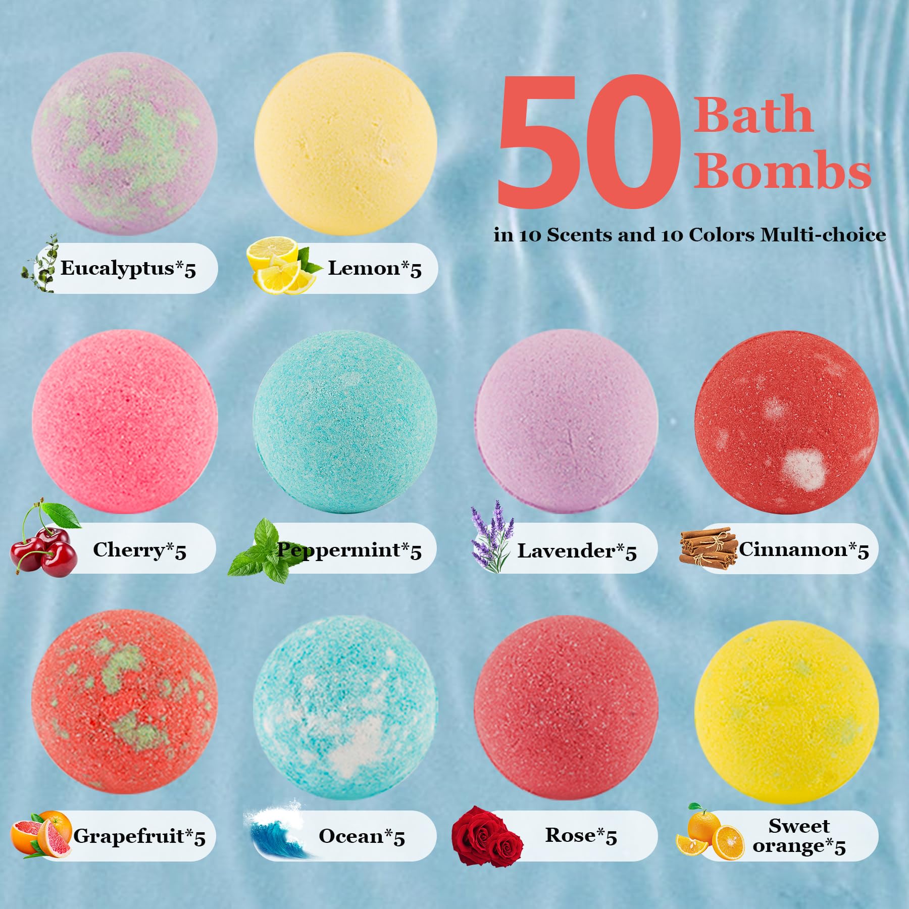 IvyWorkshop bath bombs individually wrapped bombs highlighting freshness and storage ease