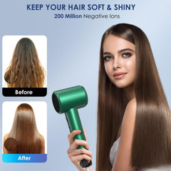 IWAANYI professional hair dryer temperature-control ensures steady heat for hair care
