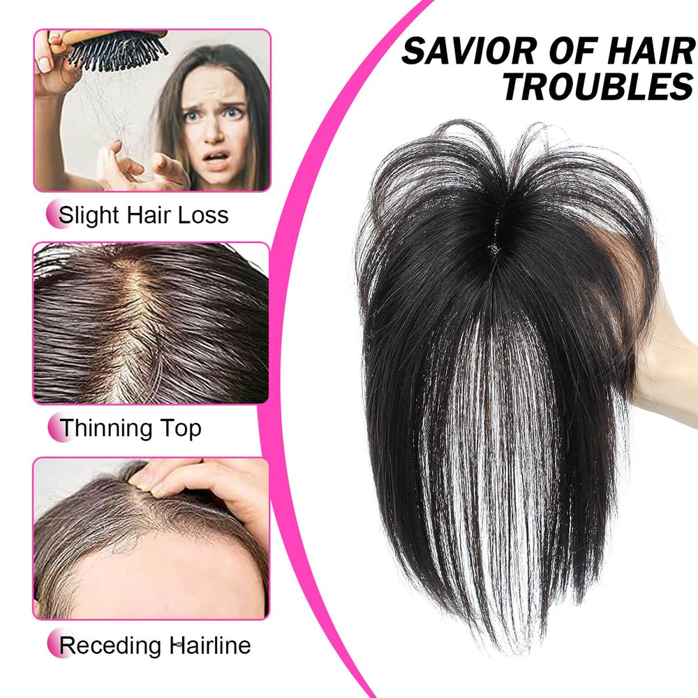 Iwig anti-slip clips keep bangs secure during movement.