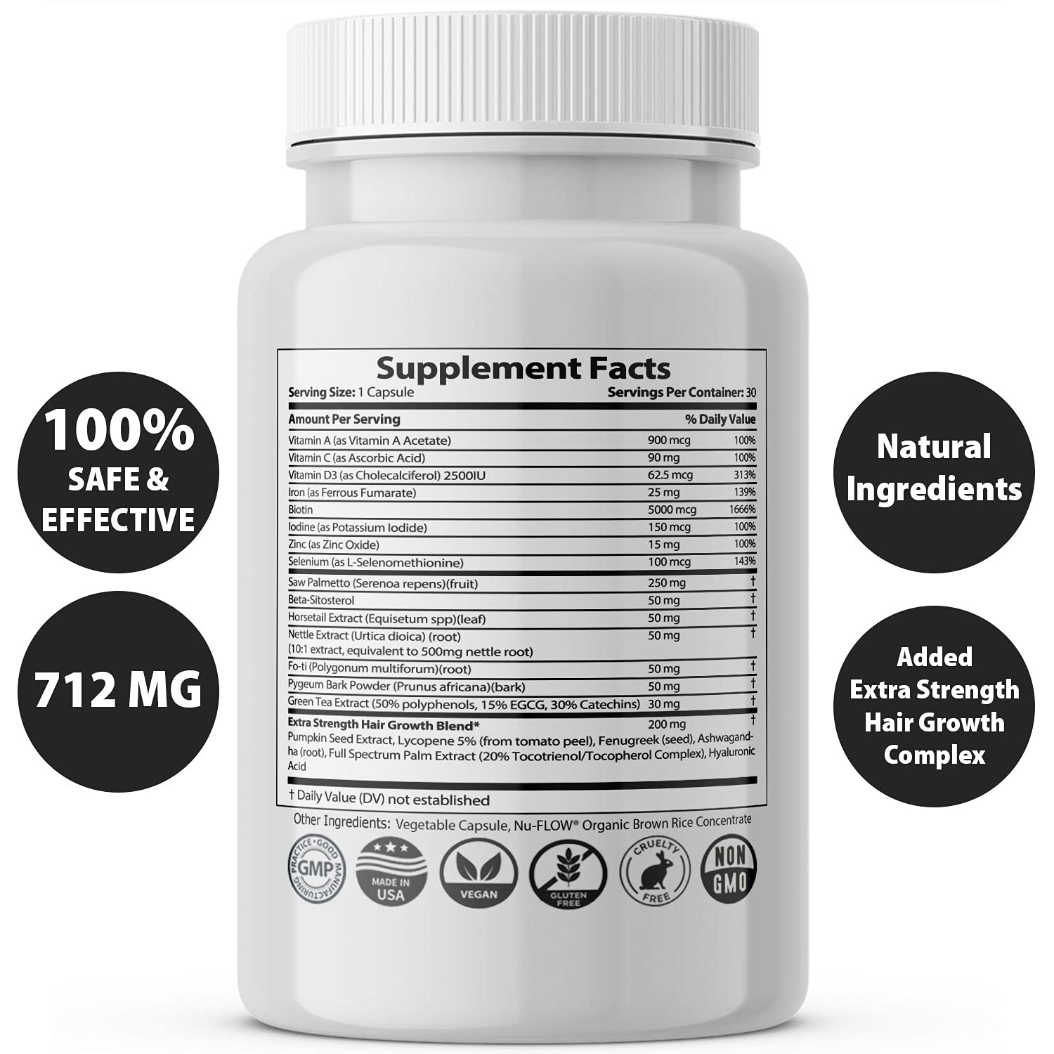 IXYAY RESEARCH Finanutride capsules closeup ready for daily use.