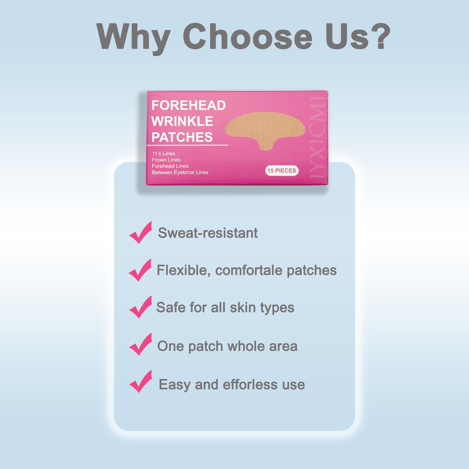 IyxicmI waterproof breathable face tape suits all skin types.