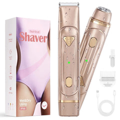 IZRIO Dermave dual-head shaver for smooth bikini-area grooming