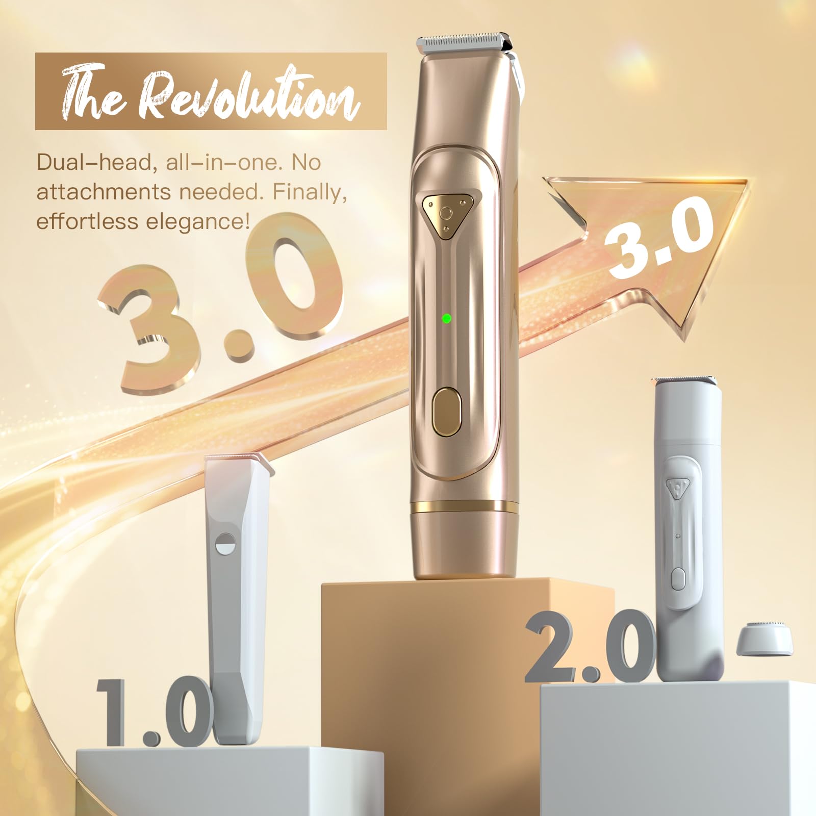 IZRIO Dermave painless grooming for sensitive areas