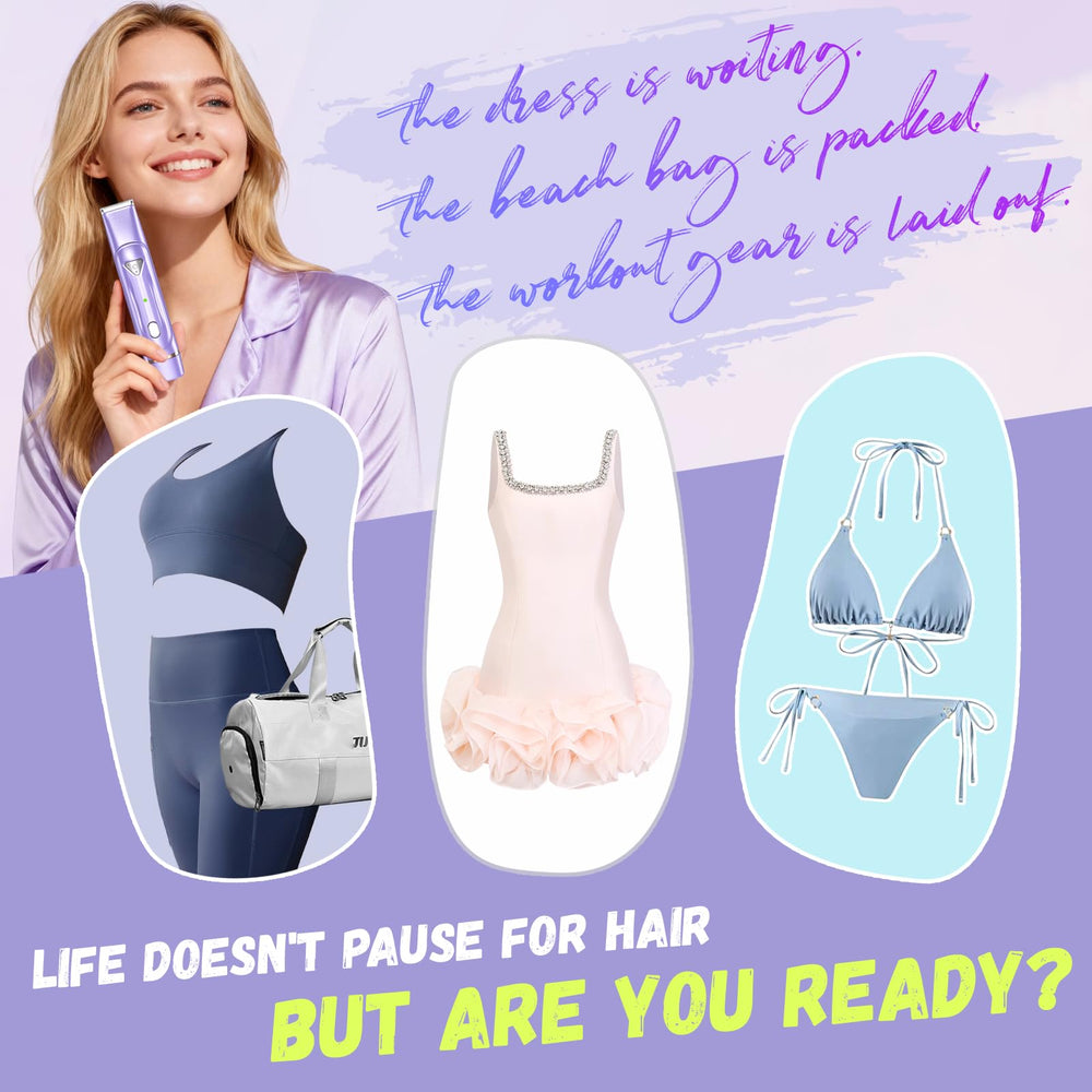IZRIO Dermave Bikini Shaver ergonomic grip for precise trimming