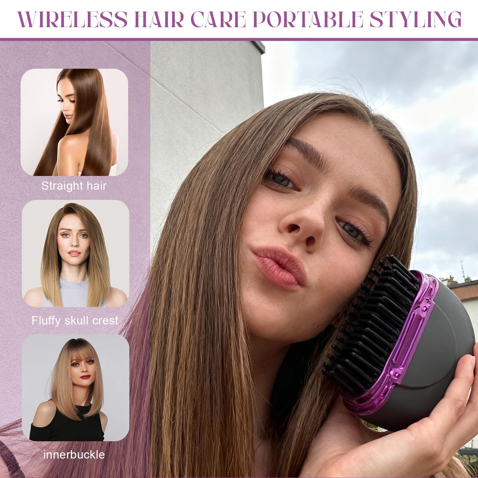 IZRIO Glambrush Mini enabling quick on the go styling anywhere