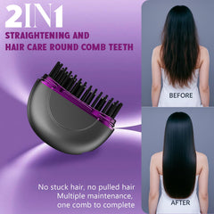 IZRIO Glambrush Mini showing three heat settings for versatile styling