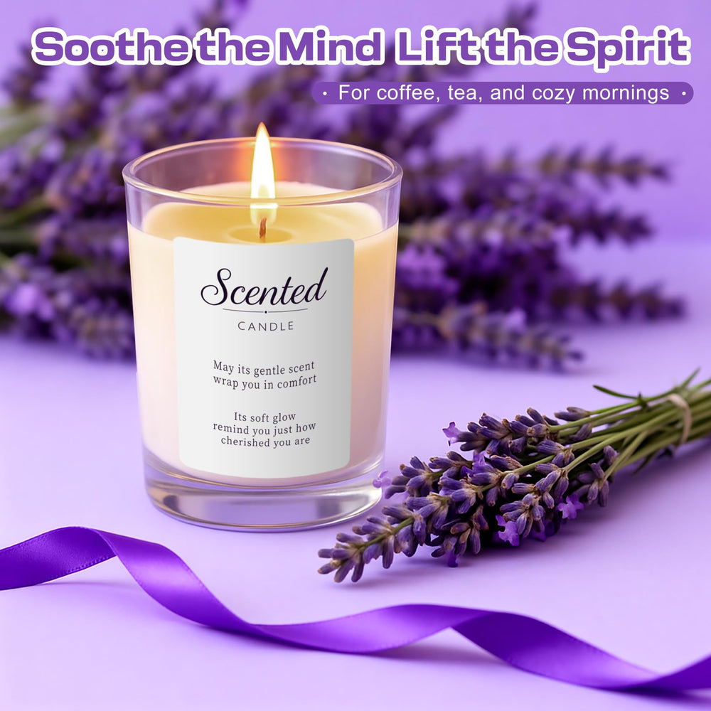 IZZUBIZ scented candle releasing calming fragrance for home relaxation