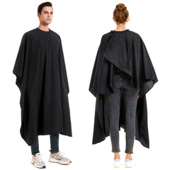 Izzycka barber cape 64x56 inch coverage for full neck-to-hem protection