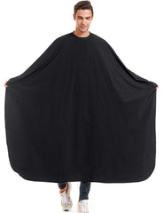 Izzycka Nylon barber cape water-repellent front view for salon or home use