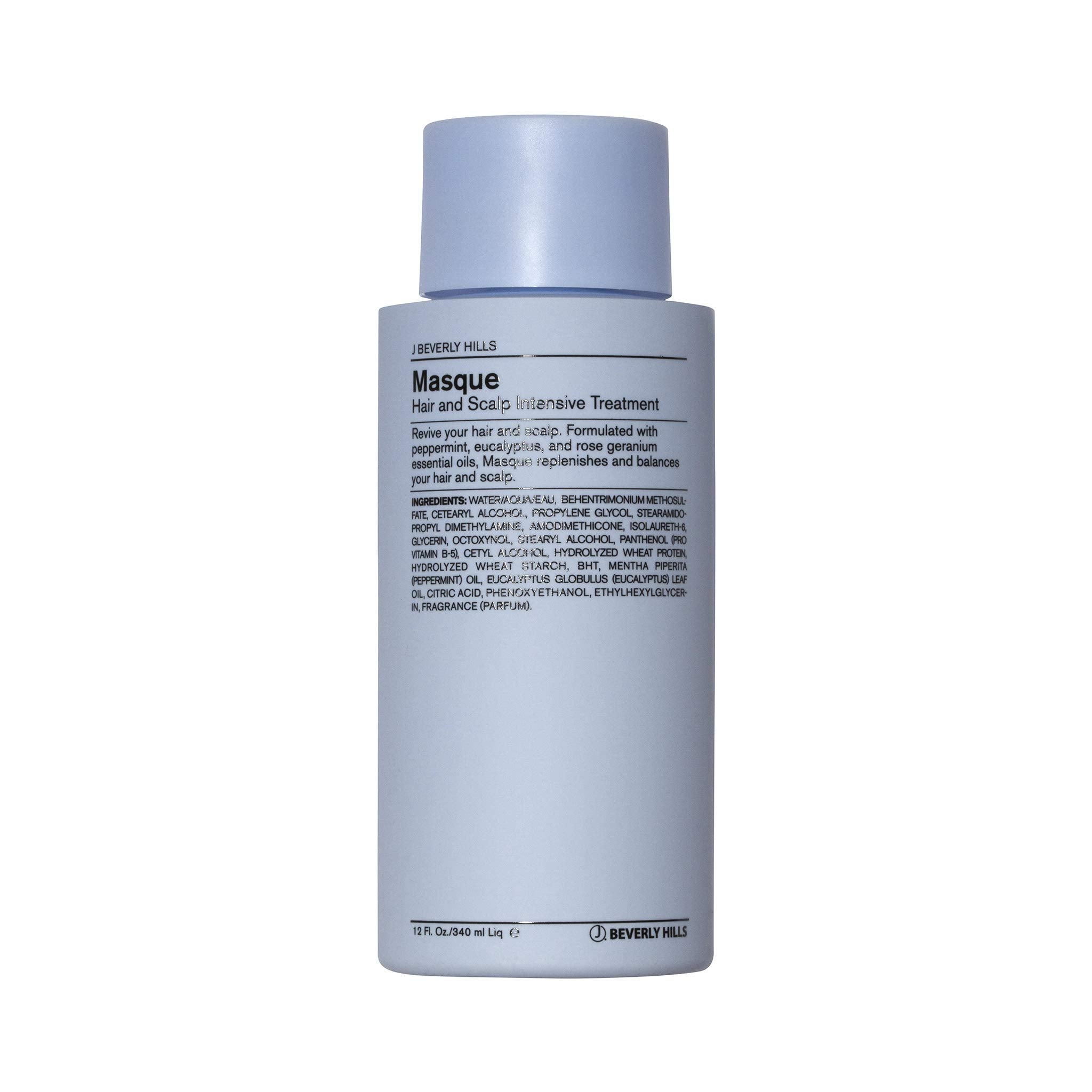 J Beverly Hills Blue Hair Mask application for scalp treatment