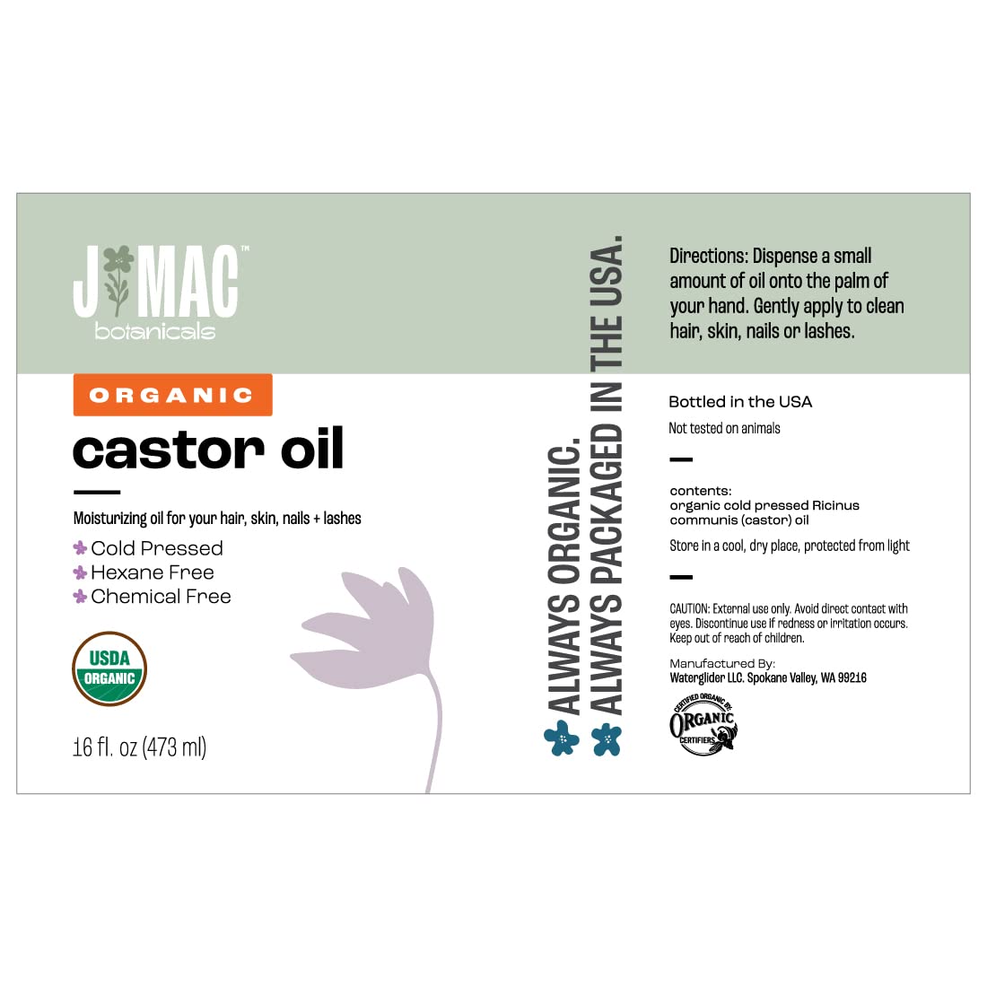 J Mac Botanicals love promise brand image highlights family-owned quality and trust