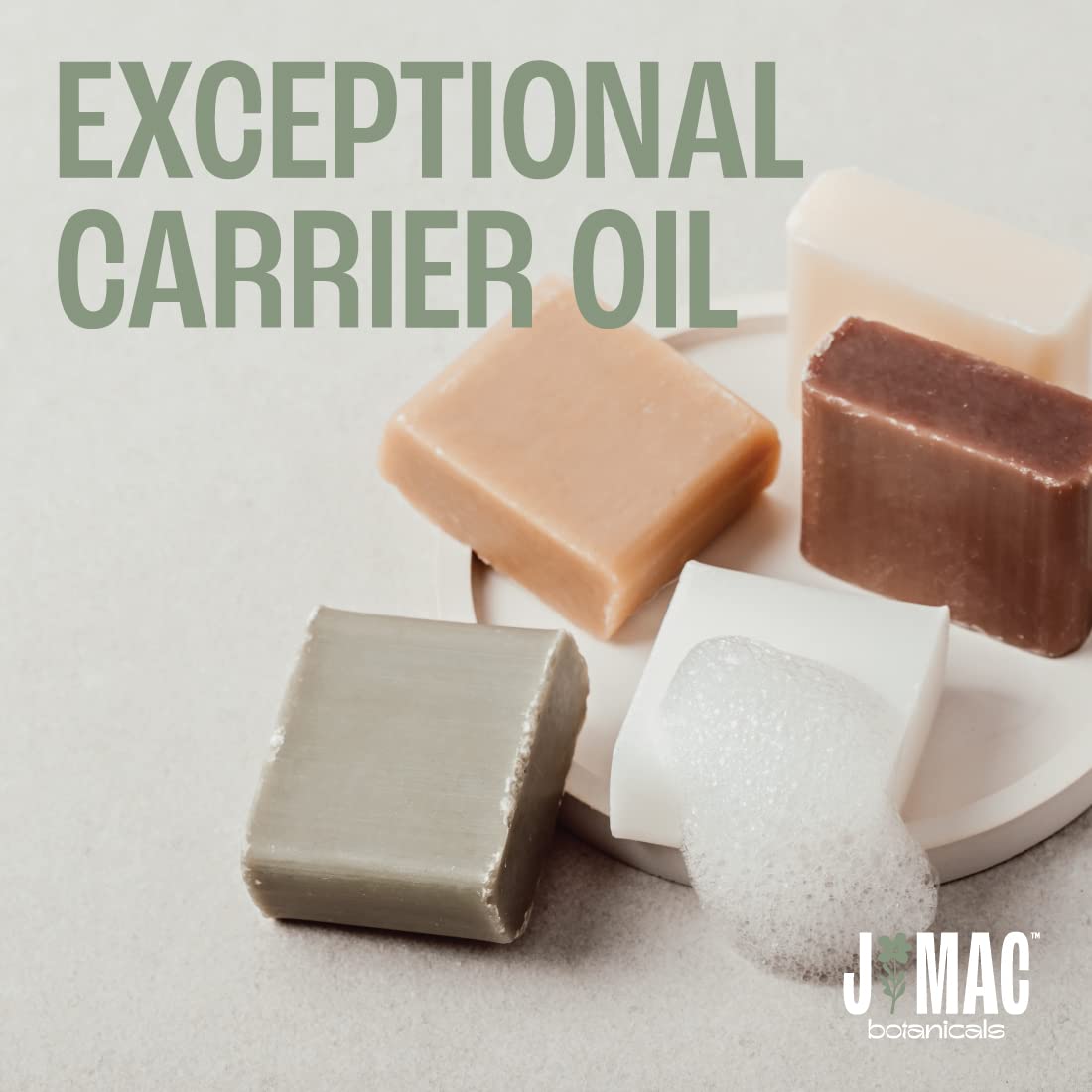 J MAC BOTANICALS fractionated coconut oil as massage oil base