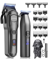 Jack & Rose Clippers Set front view shows cordless versatility for home grooming