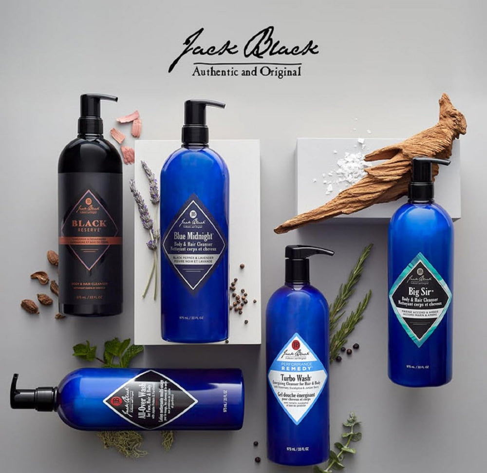 Uso diario recomendado de Jack Black All Over Wash.