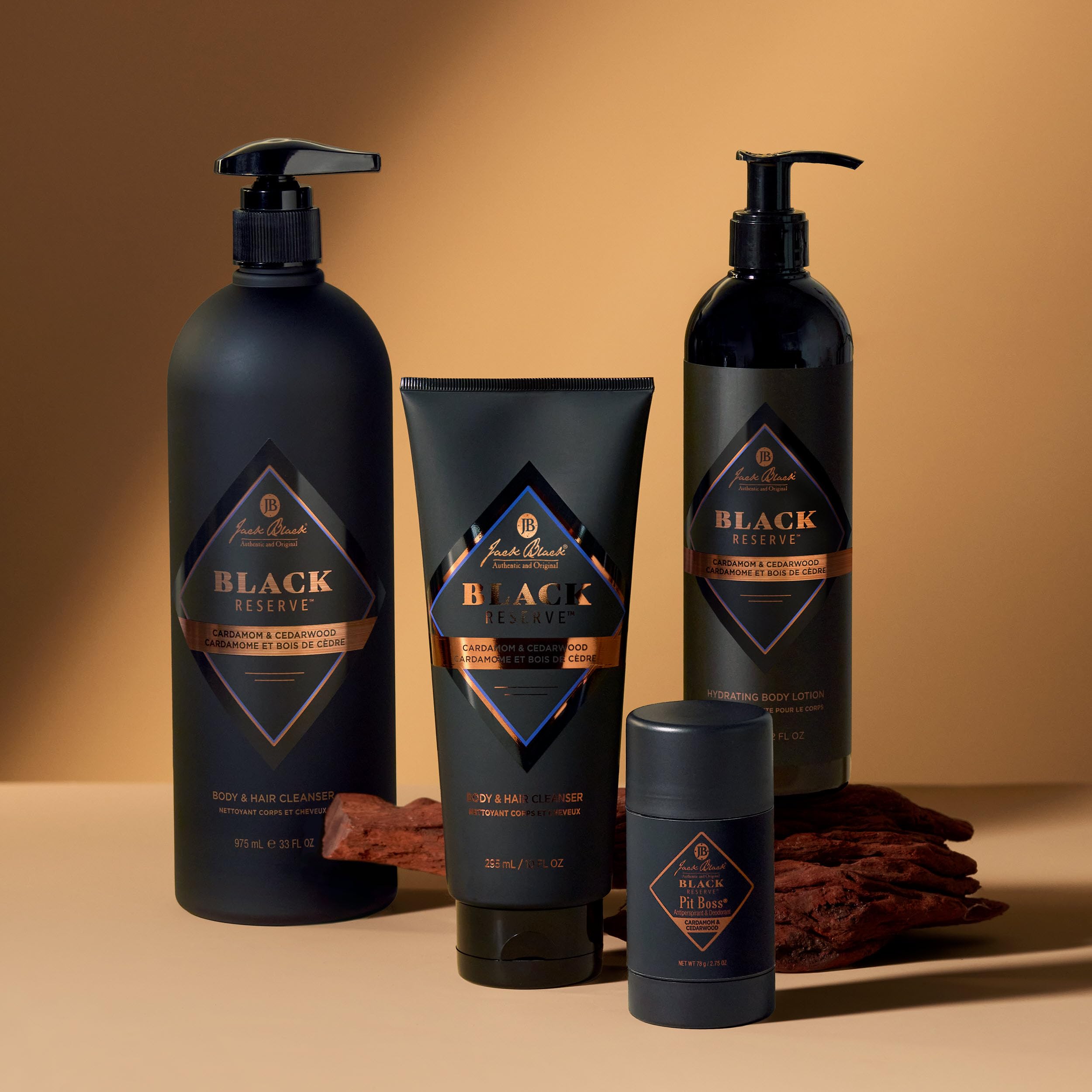 Jack Black Black Reserve lotion texture image illustrating creamy application and absorption.