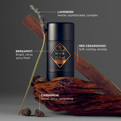 Jack Black Pit Boss Black Reserve packaging shows the compact 2.75 oz solid stick.