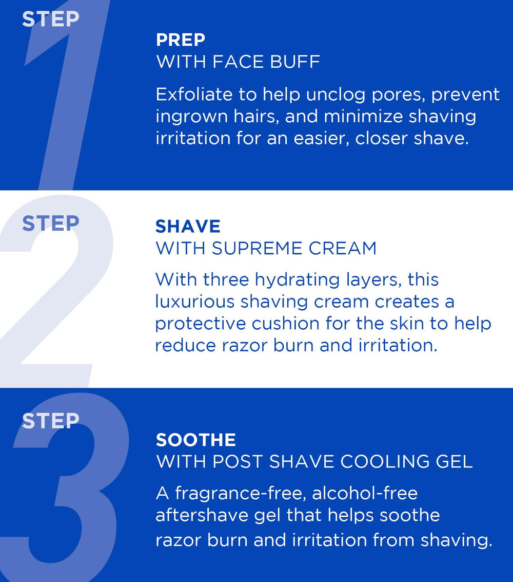 Jack Black cooling gel application close-up highlights fragrance-free soothing finish on skin.