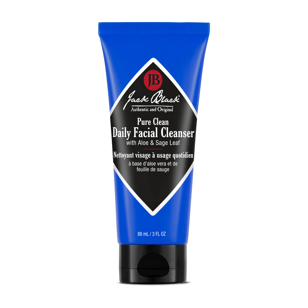 Jack Black Double Duty moisturizer with sunscreen, streamlined skincare in travel sizes.