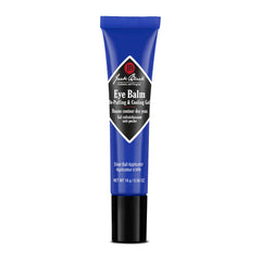 Jack Black Eye Balm rollerball application provides a cool refreshing eye de-puff